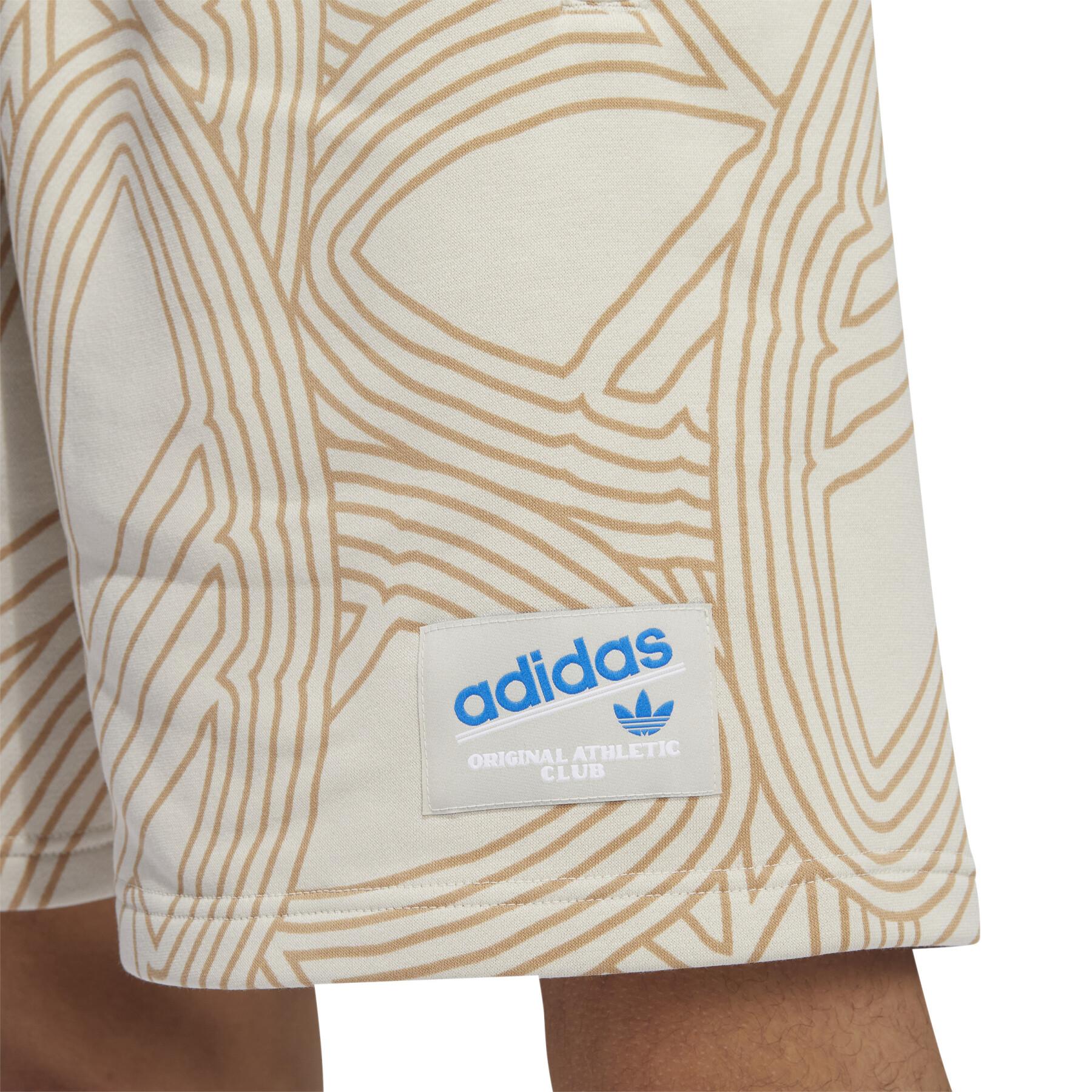 Pantaloncini stampati su tutto il adidas Originals Athletic Club