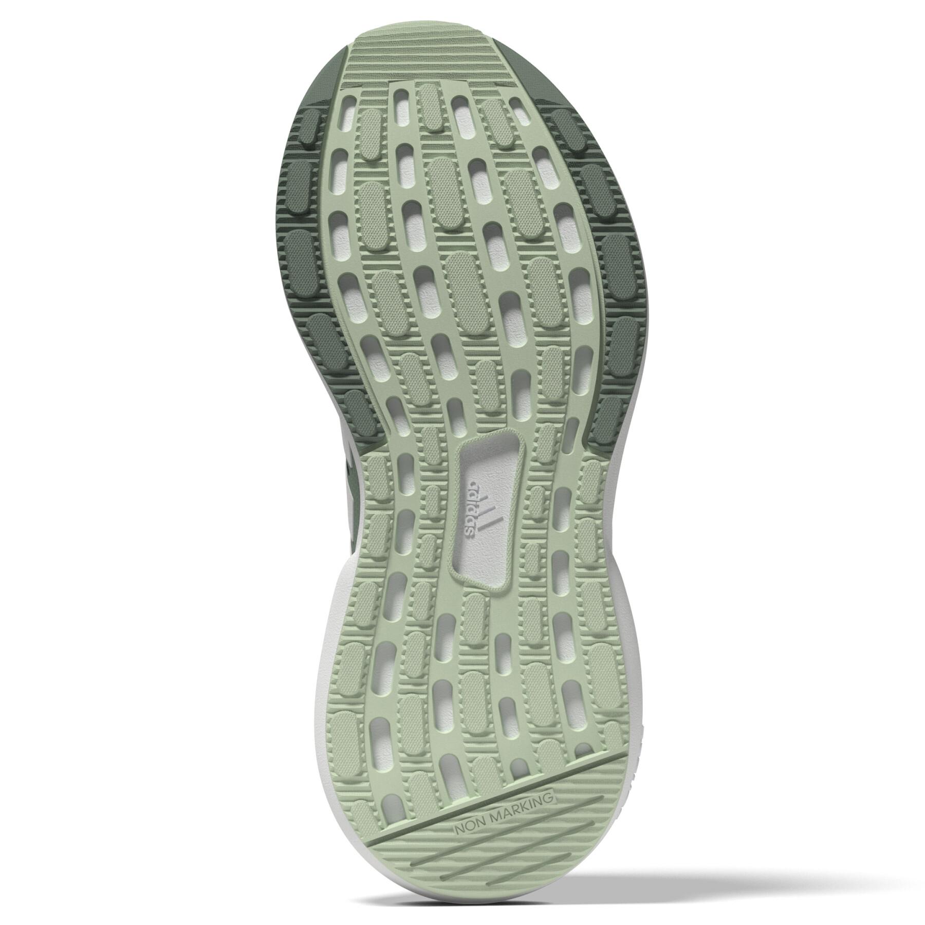 Scarpe di running elastiche con cinturino superiore in pizzo bambino adidas Rapidasport Bounce