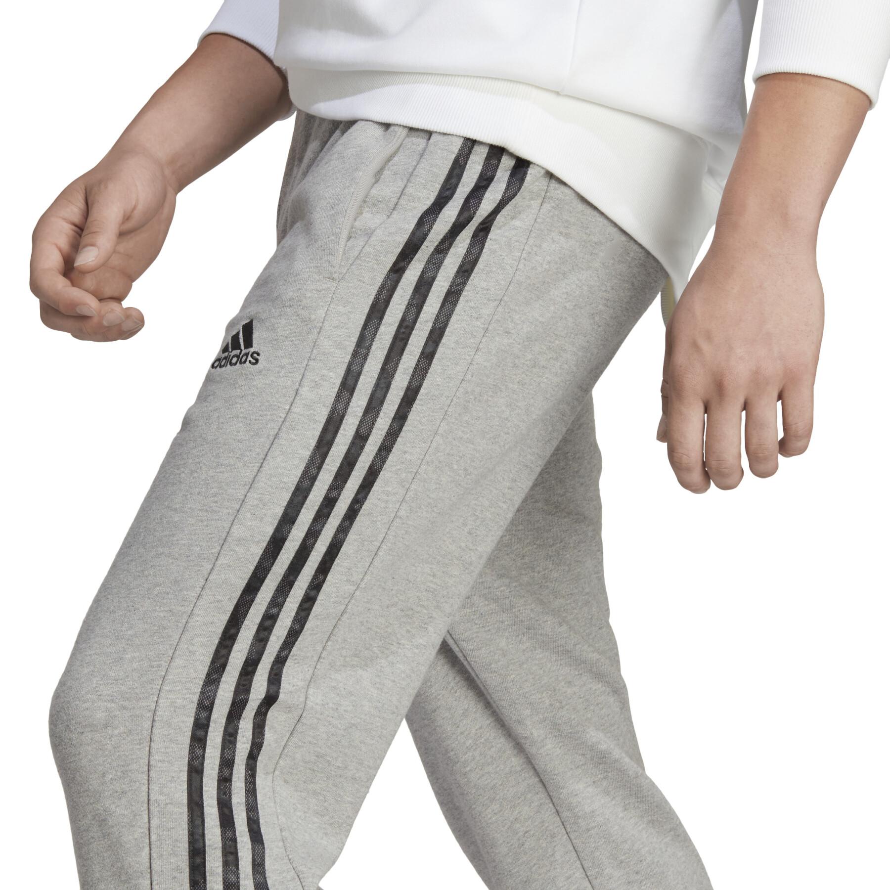 Tute da jogging elasticizzate adidas 3-Stripes Essentials French Terry
