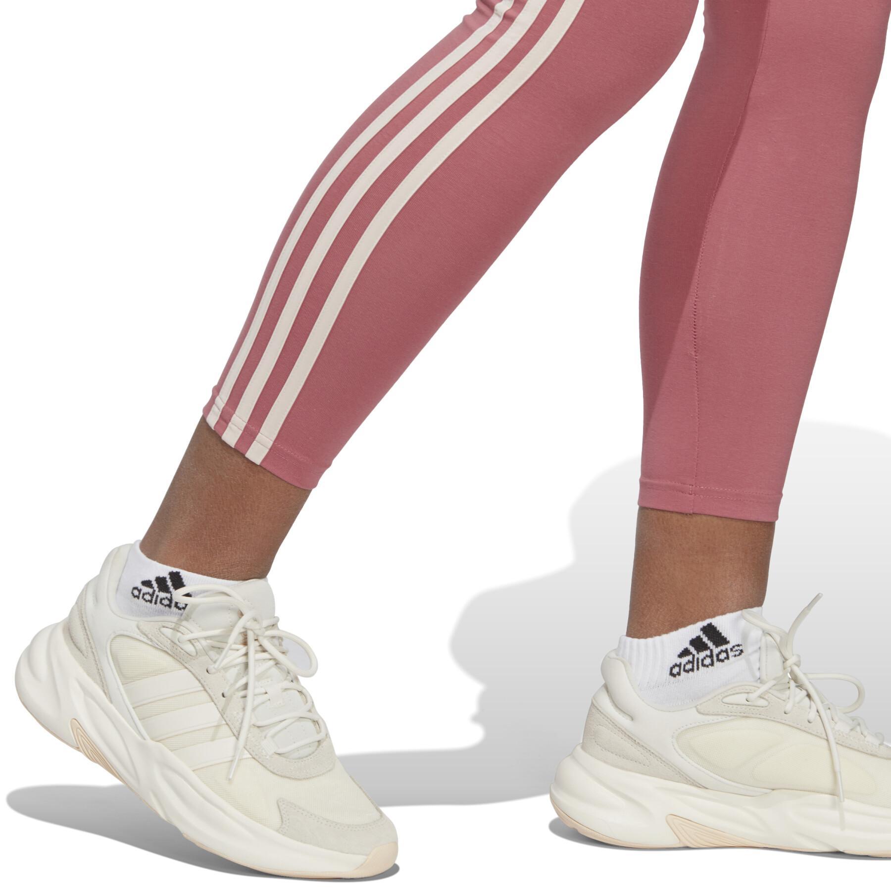 Legging donna a vita alta in jersey semplice adidas Essentials 3-Stripes