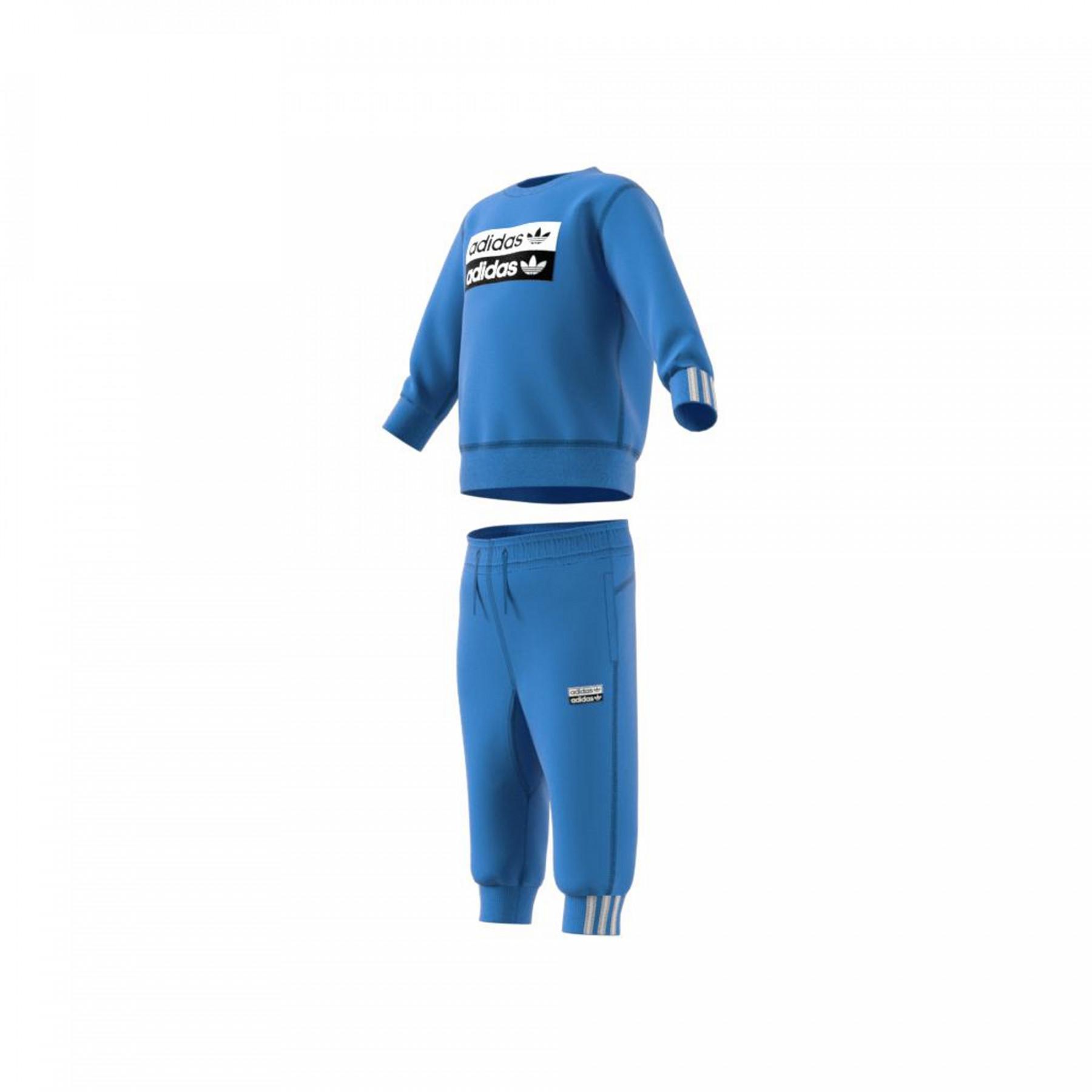 Completo sportivo blu per bambini Adidas