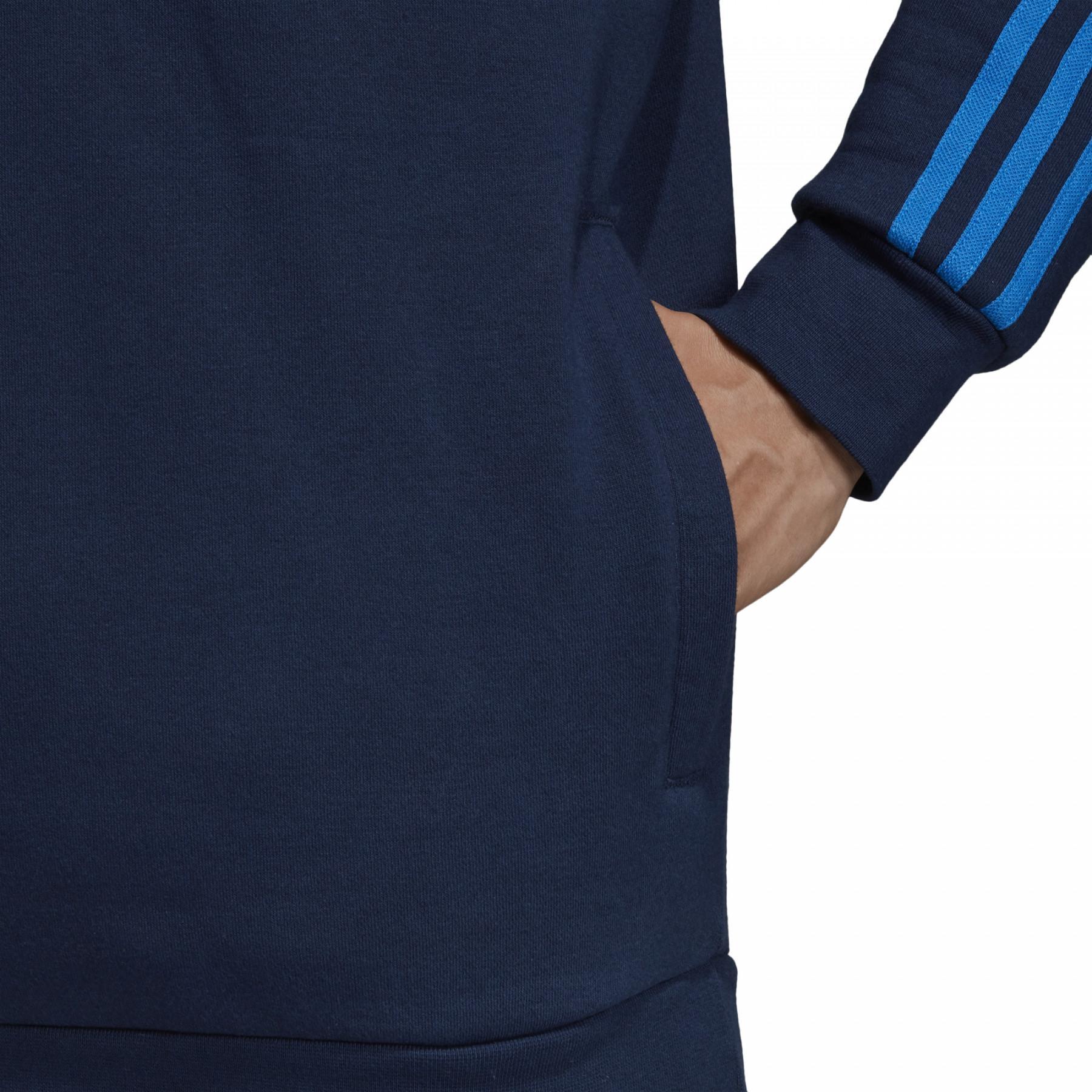 Felpa adidas Hz 3 Stripe Hooded Sweatshirt con cappuccio a 3 righe