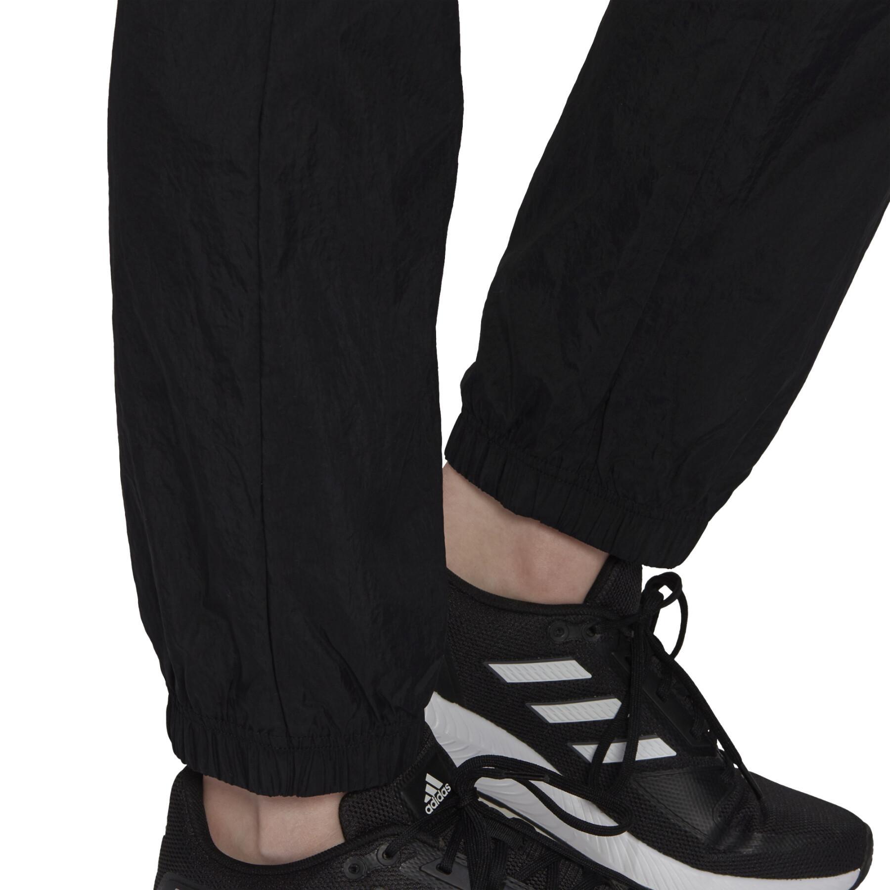 Pantaloni da donna adidas Brand Love Repeat Logo High-Waist Woven