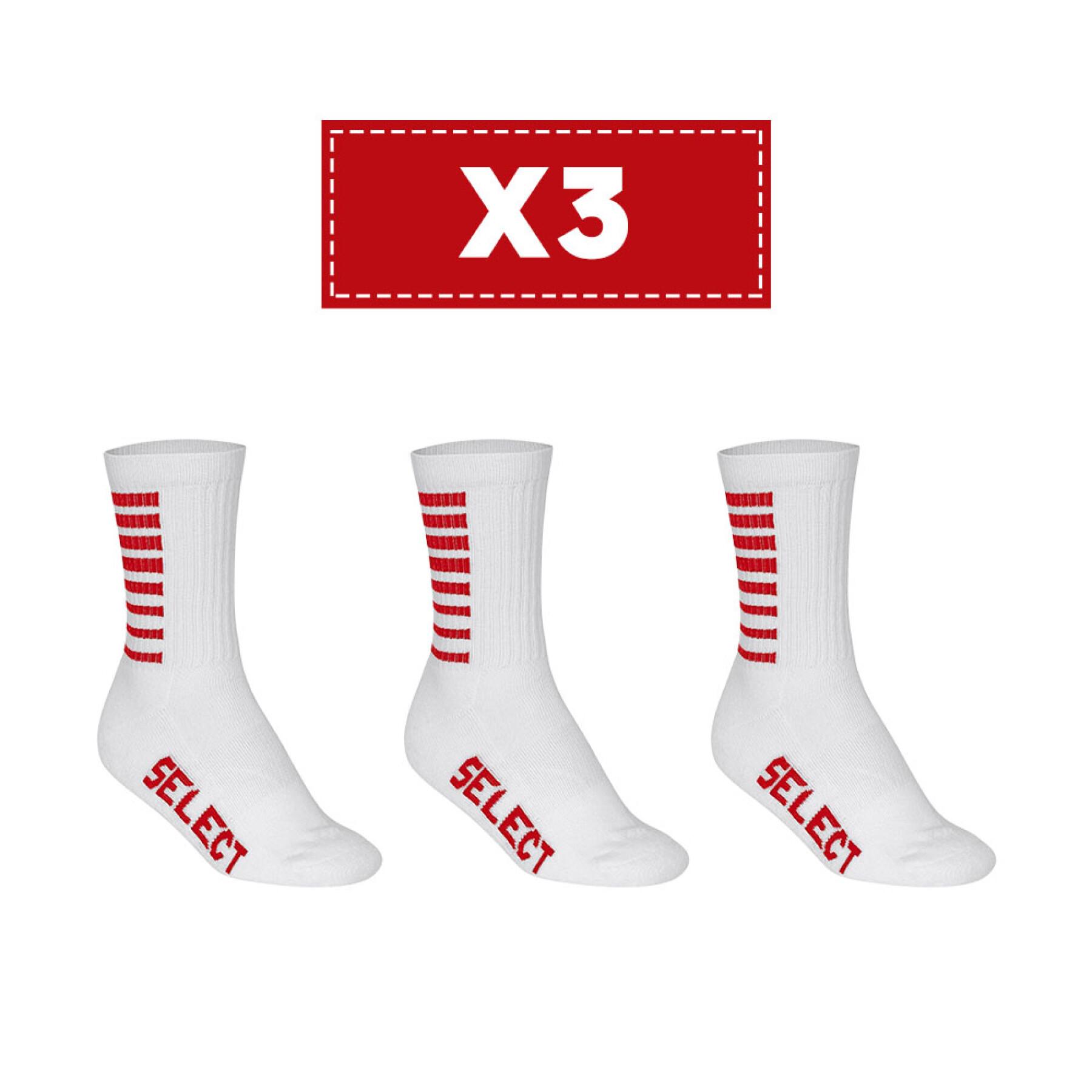 Set di 3 paia di calzini Select Basic