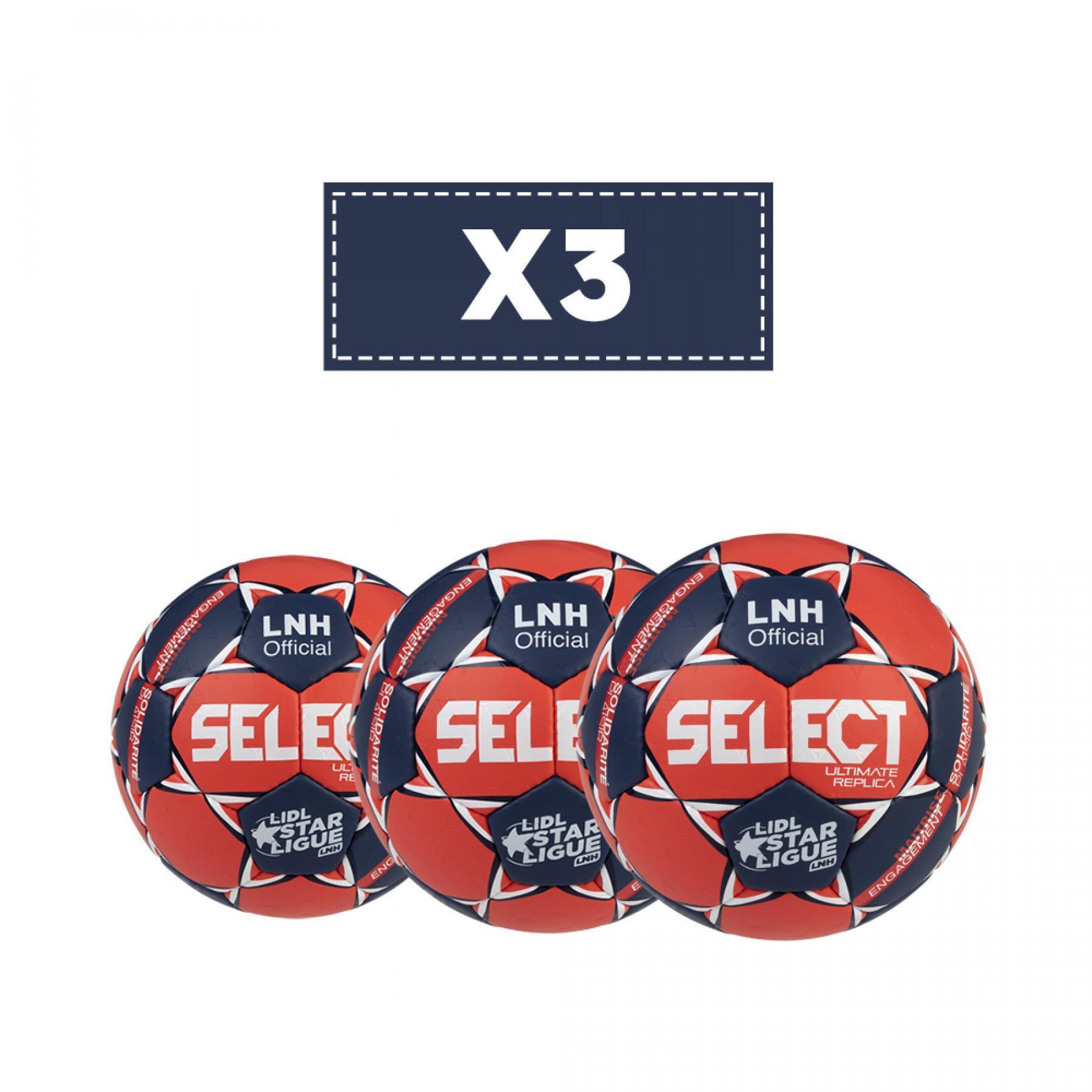 Set di 3 palloni Select Ultimate LNH Replica 2020/21