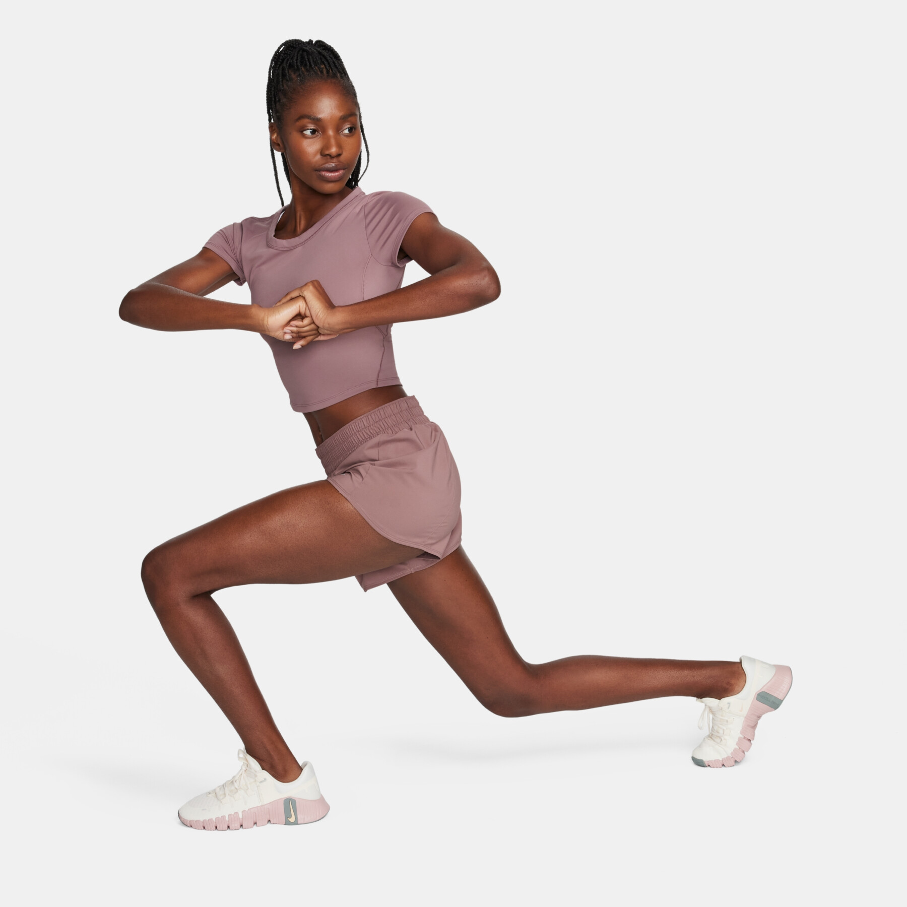 Pantaloncini foderati da donna a vita medio-bassa Nike One Dri-FIT