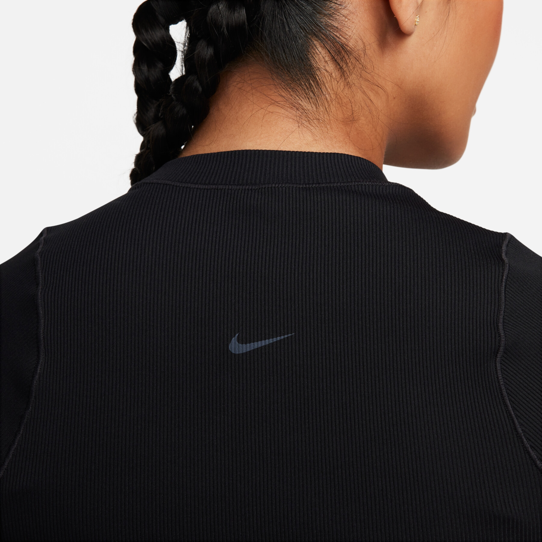 Top donna Nike Zenvy Rib Dri-FIT