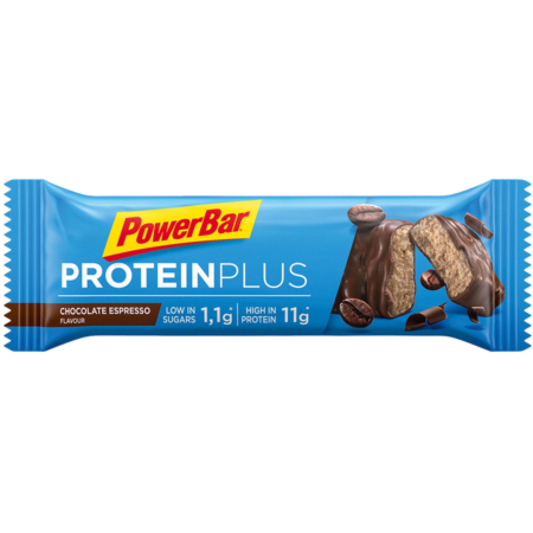 Bar PowerBar ProteinPlus Low Sugar 30x35gr Chocolate Esspresso