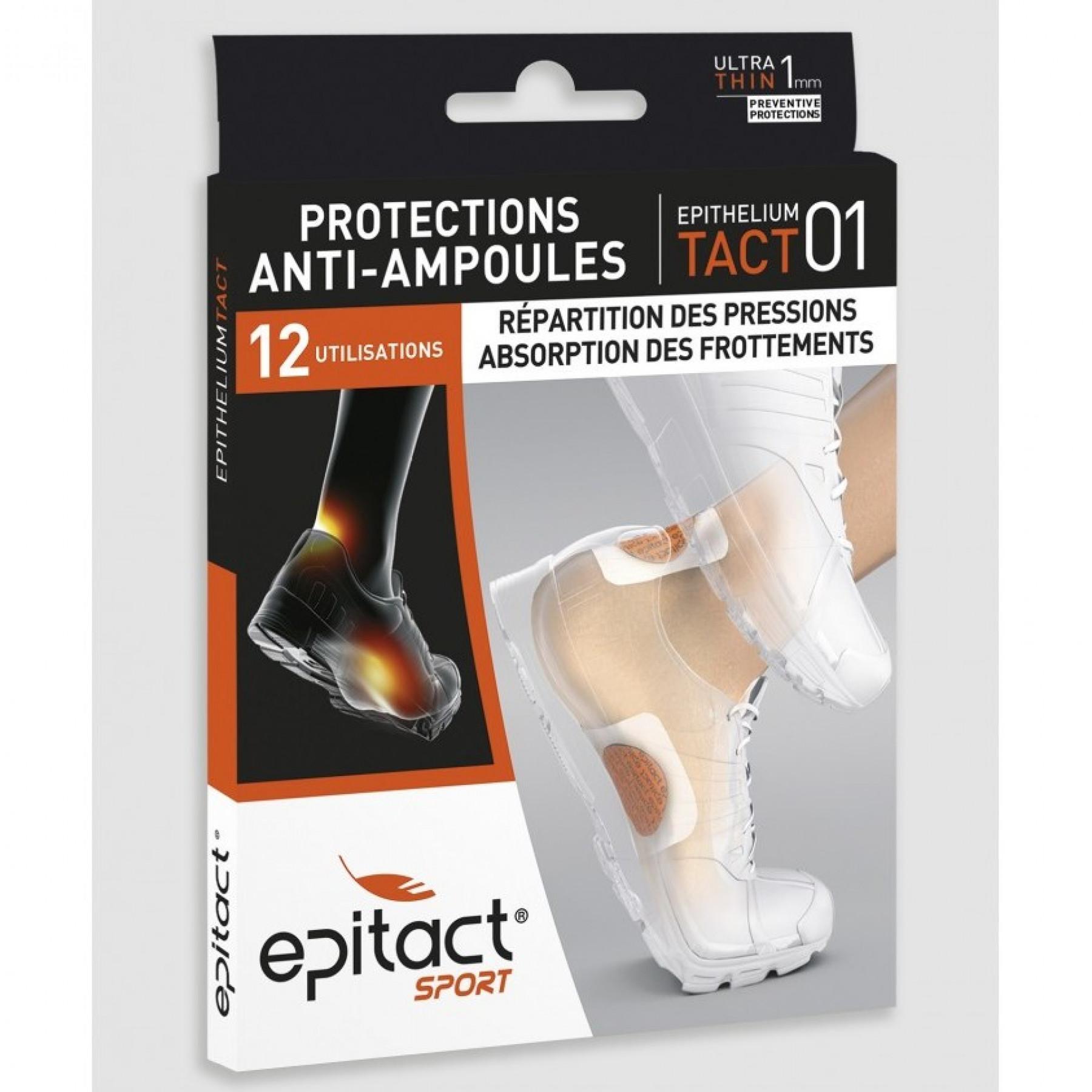 Protezioni per vesciche Epitact EPITHELIUMTACT 01 (lot de 4 protections + 12 adhésifs)