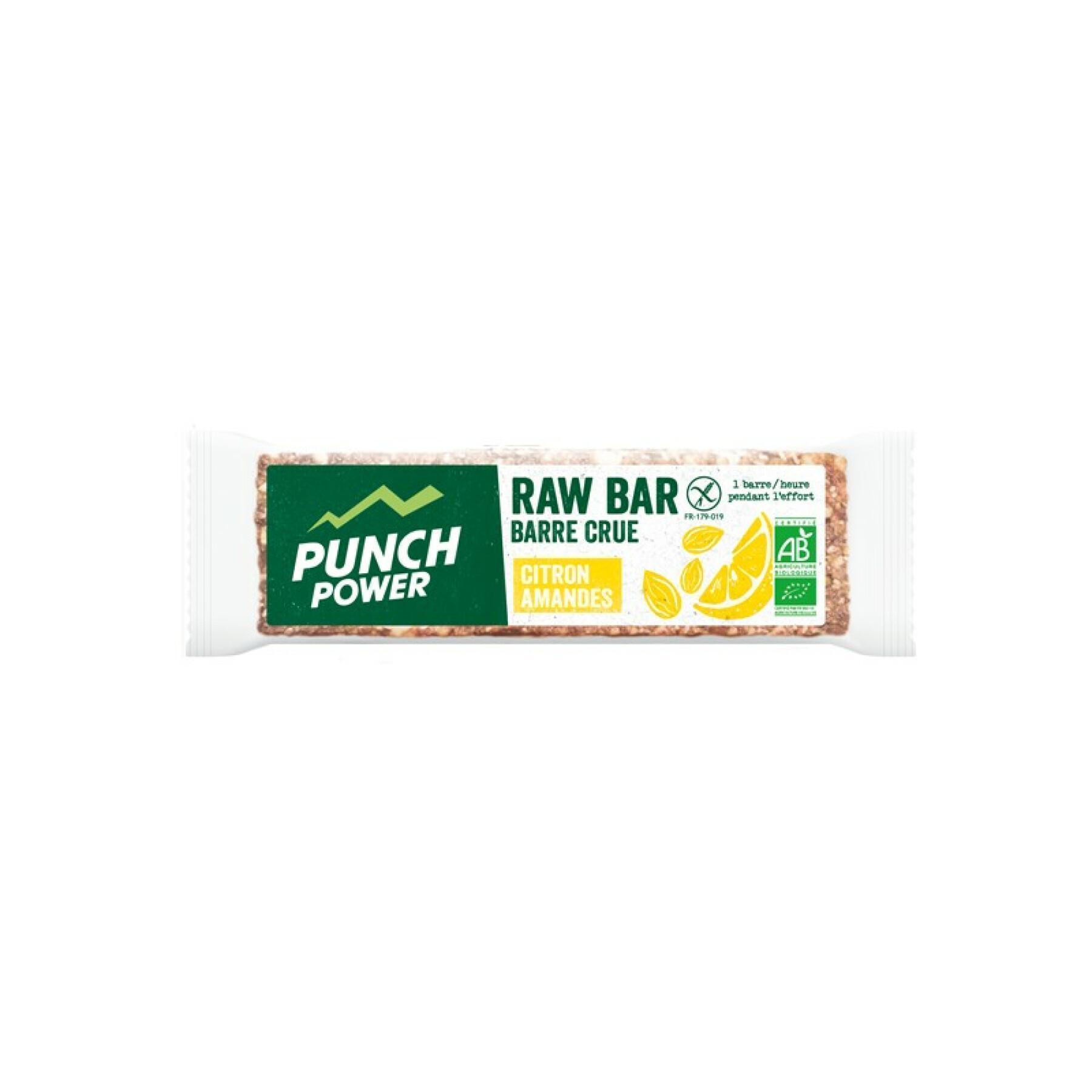 Visualizza 20 barre di energia Punch Power Rawbar Citron amande