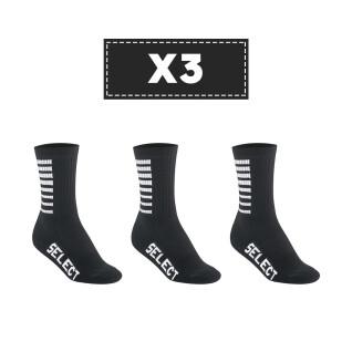 Set di 3 paia di calzini Select Basic