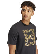 T-shirt grafica metallizzata Adidas